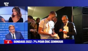 Story 6 : Sondage 2022, 7% pour Éric Zemmour - 27/08