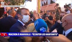 Story 3 : Emmanuel Macron, bain de foule dans la cité - 01/09
