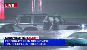 USA - New York sous les eaux cette nuit : L'état d'urgence déclaré par le Maire de la ville alors que les rues, le métro, les souterrains sont inondés