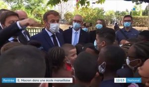 Marseille : Emmanuel Macron dans une école des quartiers nord pour la rentrée