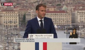 Marseille : les annonces d'Emmanuel Macron