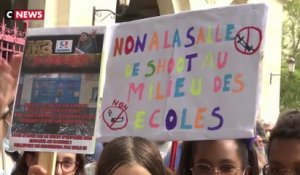 Protestations contre une salle de shoot à Paris