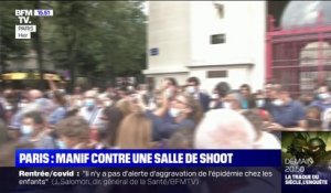 À Paris, des parents d'élèves manifestent contre le projet de création d'une salle de shoot