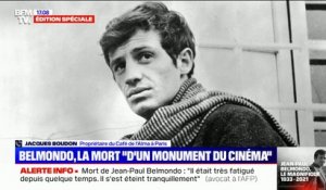 "Jusqu'à la fin je l'ai entendu commenter les derniers films": Jacques Boudon, propriétaire du Café de l'Alma, réagit à la mort de Jean-Paul Belmondo