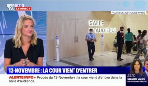 13-Novembre: la cour est entrée dans la salle d'audience