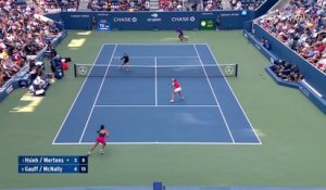 US Open : Gauff/McNally v Hsieh/Mertens - Highlights