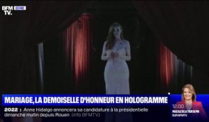Covid-19: ne pouvant pas se rendre au mariage, une demoiselle d'honneur apparaît en hologramme