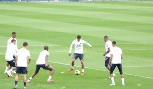 PSG - Mbappé bien présent à l'entraînement