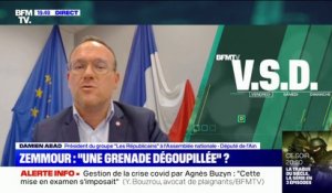 Damien Abad: "Éric Zemmour ne gagnera pas cette élection présidentielle, mais il peut nous faire perdre"