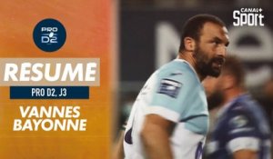 Le résumé de Vannes / Bayonne - Pro D2 (J3)