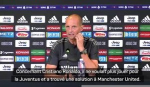 Juventus - Allegri : "Cristiano Ronaldo ne voulait plus jouer pour la Juve"