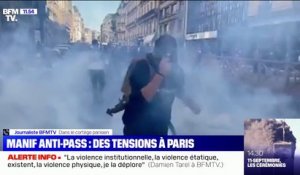 Paris: quelques incidents à proximité du métro Wagram avant le début d'une manifestation anti-pass