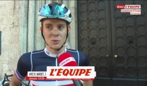 Barré : «Il m'a manqué un peu de chance» - Cyclisme - ChE U23 (H)
