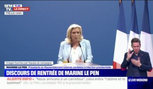 Marine Le Pen: "Au fil des jours, le pays semble échapper à tout contrôle"