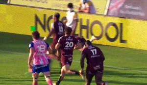 TOP 14 - Essai de Ulupano SEUTENI (UBB) - Bordeaux-Bègles - Stade Français - J02 - Saison 2021/2022