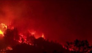 Un violent incendie dans le sud de l'Espagne