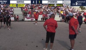 Demi-finale QUINTAIS vs ZYSKOWSKI : National à pétanque de Chalon-sur-Saône 2021