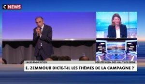 Laurianne Rossi : «Il faudrait qu’Eric Zemmour clarifie sa position : est-ce qu’il est en campagne, est-ce qu’il est candidat ?»