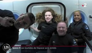 Espace : fin de parcours pour les touristes de la mission SpaceX