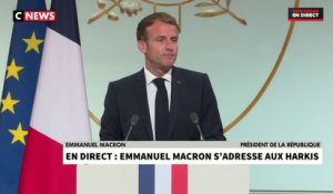 Emmanuel Macron : «l’histoire des Harkis est une déchirure»