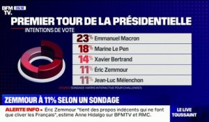 2022: Éric Zemmour atteint pour la première fois les 11% dans un sondage