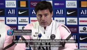 PSG - Pochettino : "Messi ? Tous les grands champions veulent être sur la pelouse"