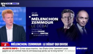 Adrien Quatennens (LFI) sur Mélenchon-Zemmour: "Ce que va permettre ce débat c'est de la confrontation et de la contradiction"