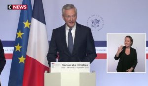 Budget 2022 : Bruno Le Maire hausse le ton face aux critiques