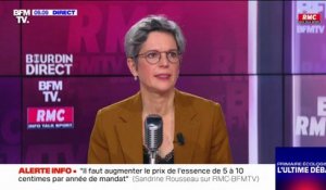 Sandrine Rousseau: "Il faut consommer moins mais produire plus en France"