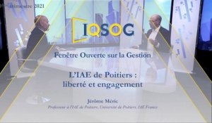 L’IAE de Poitiers : liberté et engagement [Jérôme Méric]