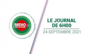 Journal 06h00 du 24 septembre 2021 [Radio Côte d'Ivoire]