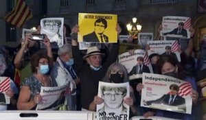 Carles Puigdemont libéré, explosion de joie de ses supporters