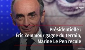 Présidentielle : Éric Zemmour gagne du terrain, Marine Le Pen recule