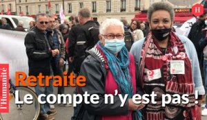 Paris: manifestation de retraités pour une revalorisation des pensions