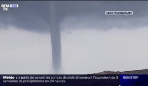 Une impressionnante trombe marine au large de l'Île-Rousse en Corse