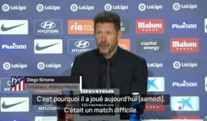 8e j. - Simeone : "Lemar progresse"