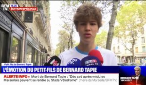 "Il a changé l'état d'esprit de la France, il a révolutionné le football": le petit-fils de Bernard Tapie partage son émotion
