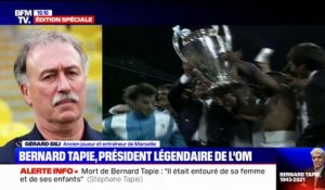 Mort de Bernard Tapie: "Il n'était pas dur mais exigeant (...), il faisait avancer", témoigne Gérard Gili, ancien entraîneur de l'OM
