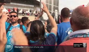 Mort de Bernard Tapie : les Marseillais rendent hommage au "boss"