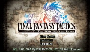 Final Fantasy Tactics : The War Of The Lions (No Lag) online multiplayer - psp
