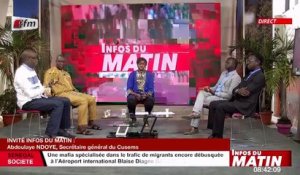 Abdoulaye Ndoye, Secrétaire général du Cusems invité dans infos du matin du 05 Octobre 2021