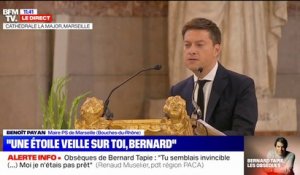 Obsèques de Tapie: Benoît Payan se souvient de mai 1993, quand "Bernard Tapie a porté Marseille sur le toit de son pays et de son continent"