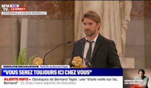 Le petit-fils de Bernard Tapie, Rodolphe, s'adresse à son grand-père: "À jamais dans mon cœur, à jamais le meilleur"