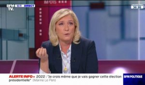 Marine Le Pen: "Je suis la mieux placée pour battre Emmanuel Macron au second tour"