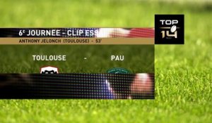 TOP 14 - Essai de Anthony JELONCH 2 (ST) - Stade Toulousain - Section Paloise - J06 - Saison 2021/2022