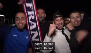 Les supporters français réclament le Ballon d'Or pour Karim Benzema !