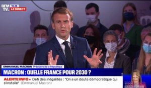 "Personne ne pensait qu'on pouvait manquer de masques": Emmanuel Macron veut "rebâtir les termes d'une indépendance productive française et européenne"