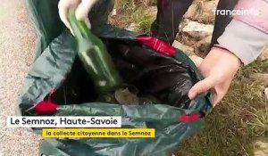 En Haute-Savoie, une vaste opération de nettoyage au sommet de la montagne du Semnoz