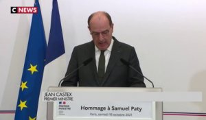 Jean Castex : «Rendre hommage à Samuel Paty, c'est rendre hommage à la République»