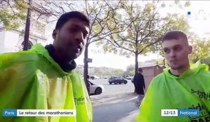 Marathon de Paris : 35 000 coureurs impatients sur la ligne de départ